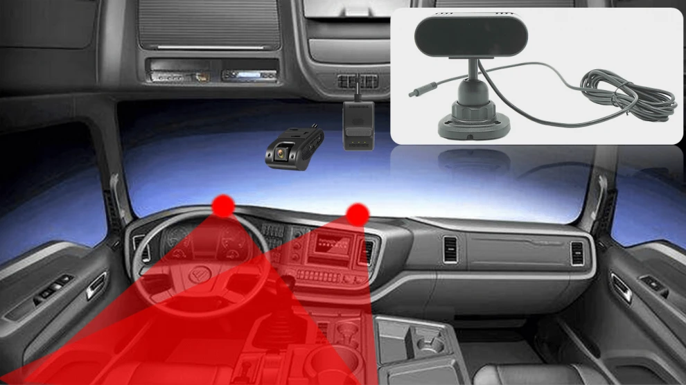 نصب دوربین Jimi JC400D داخل ماشین و خودرو